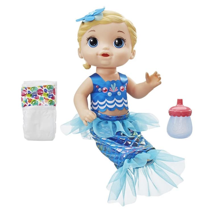 Baby Alive Shimmer ‘n Splash Mermaid Blonde Hair