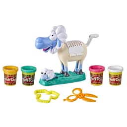 Play-Doh Animal Crew Sherrie-scheerset voor schapen, speelgoed met 4 niet-giftige Play-Doh kleuren