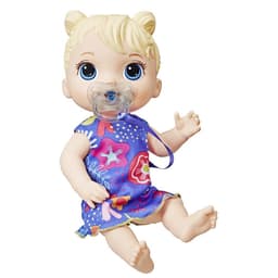 Baby Alive Baby Lil Sounds: Interactive Baby Doll for Girls and Boys Ages 3 and Up, Makes 10 Sound Effects, including Giggles, Cries, Baby Doll with dummy