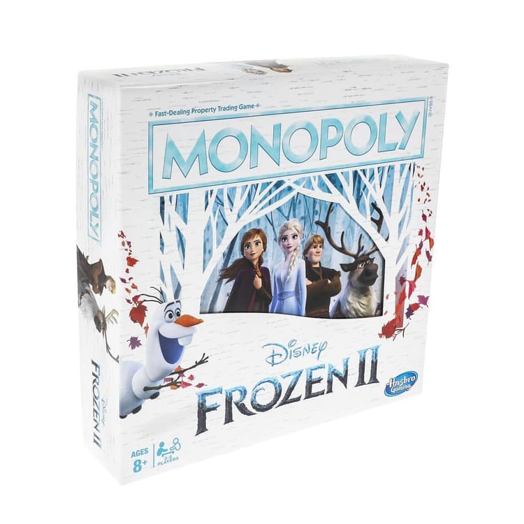 Monopoly-spel: Disney Frozen 2-editie bordspel voor kinderen vanaf 8 jaar