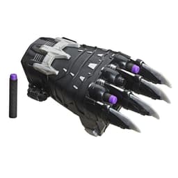 NERF Power Moves Marvel Avengers Black Panther Power Slash NERF-pil-skytende leke for rollelek, barn fra 5 år og oppover