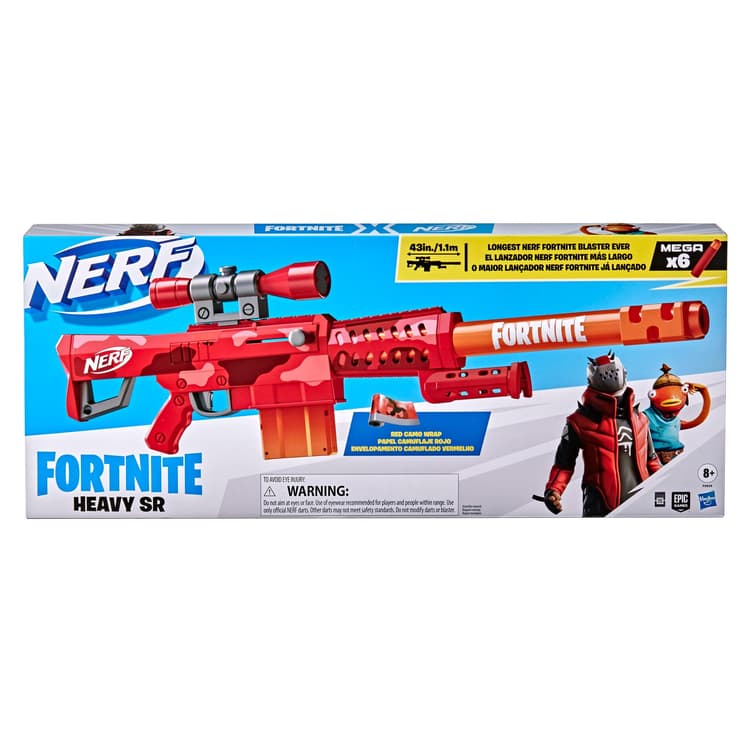 NERF FORTNITE HEAVY SR BLASTED