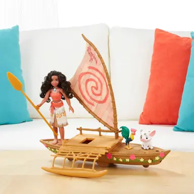 Brinq Conjunto Moana Barco E Amigos
