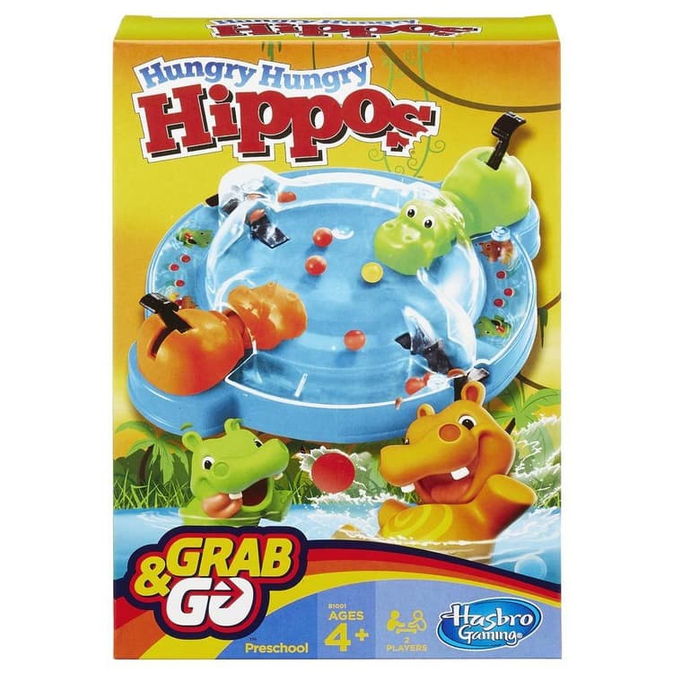 Elefun & Friends Hungry Hungry Hippos Grab & Go Game