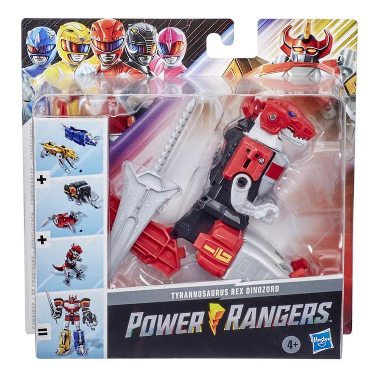 Power Rangers Mighty Morphin Tyrannosaurus Rex Dinozord Toy Red Ranger Zord For Girls and Boys Ages 4 and Up