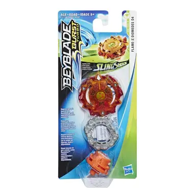 Beyblade Burst Turbo Slingshock Single Top Flame-X Diomedes D4