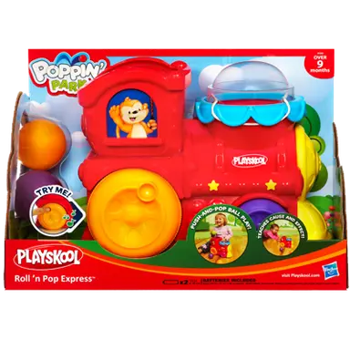 PLAYSKOOL POPPIN' PARK ROLL 'N POP EXPRESS