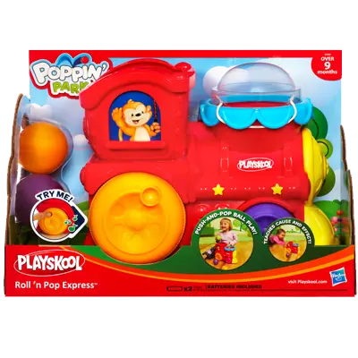 PLAYSKOOL POPPIN' PARK ROLL 'N POP EXPRESS