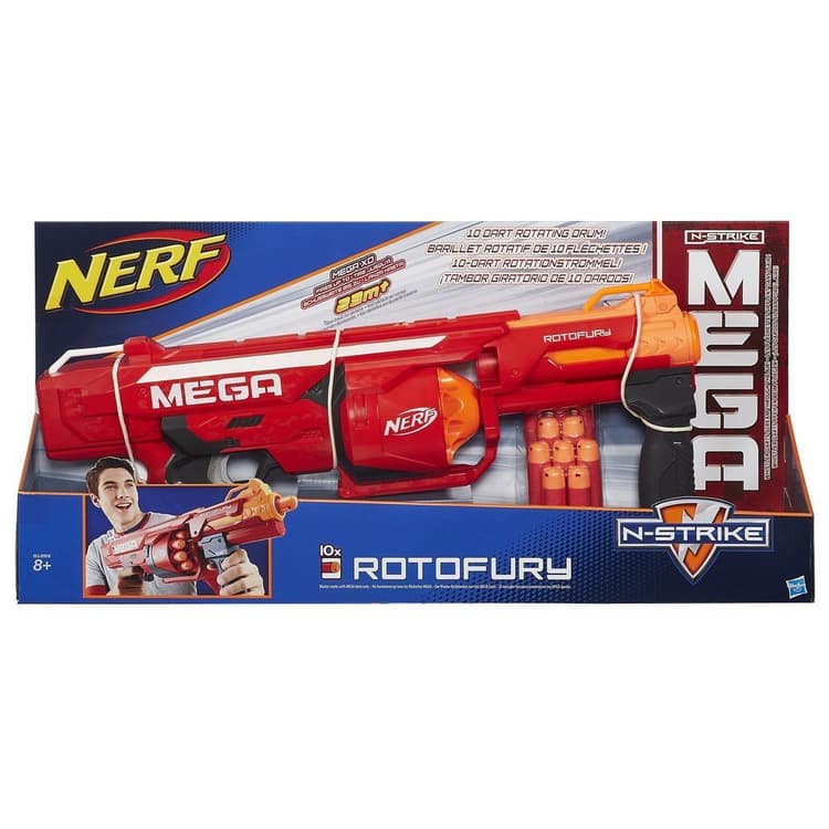 LANÇA DARDO NERF MEGA ROTOFURY