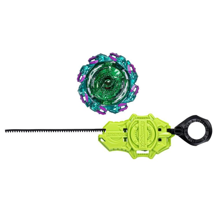 Pião e Lançador Beyblade Burst QuadStrike - Kit inicial Beyblade Burst QuadStrike - Chain Kerbeus K8 - F6804 - Hasbro