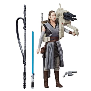 Kit Duplo Star Wars Rey (Treinamento Jedi) e guarda pretoriano de elite