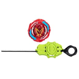 Pião e Lançador Beyblade Burst QuadStrike - Kit inicial Beyblade Burst QuadStrike - Zeal Achilles A8 - F6806 - Hasbro