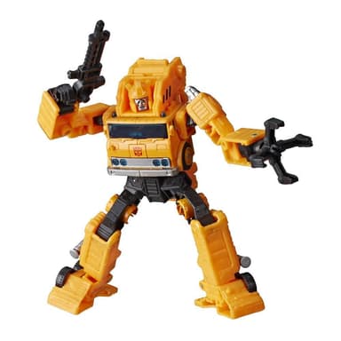 Transformers Generations War for Cybertron: Earthrise Voyager - Figura de 17,5 cm WFC-E10 Autobot Grapple para crianças acima de 8 anos