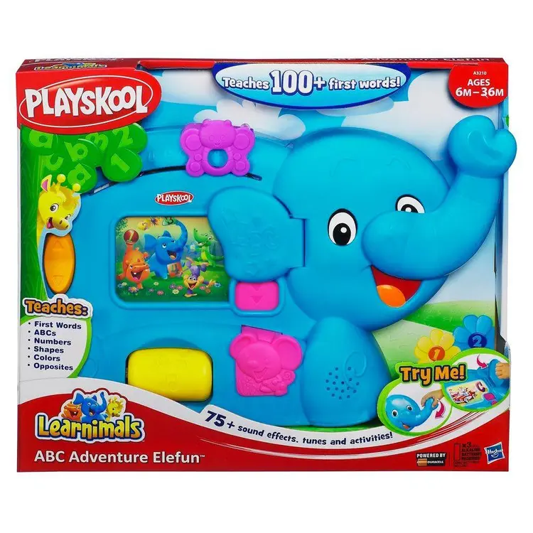 Playskool Learnimals ABC Adventure Elefun Toy