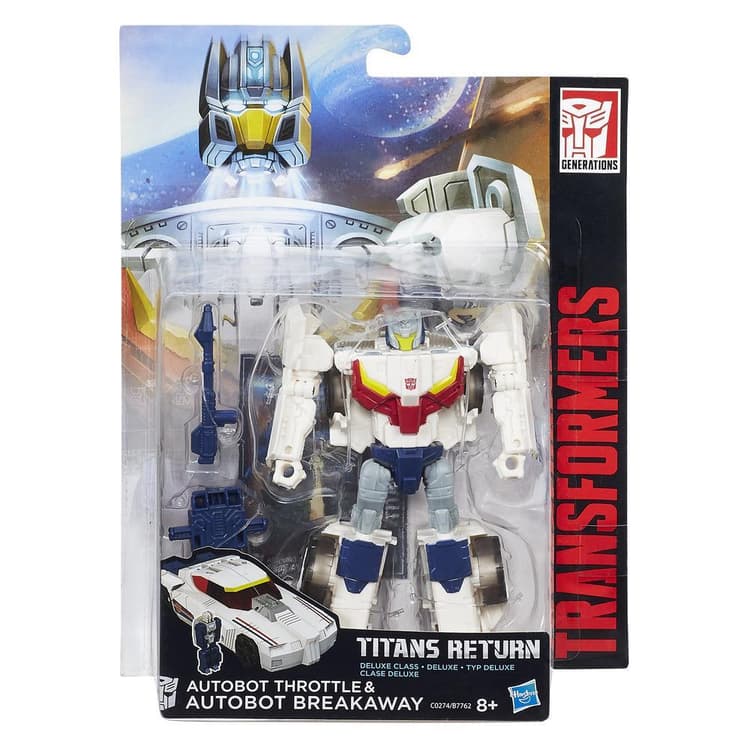 Transformers Generations Titans Return Autobot Breakaway and Autobot Throttle