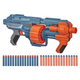 Nerf Elite 2.0 Shockwave RD-15 Blaster, 30 Nerf-pilar, Roterande trumma för 15 pilar, Slam Fire, Anpassningsmöjligheter