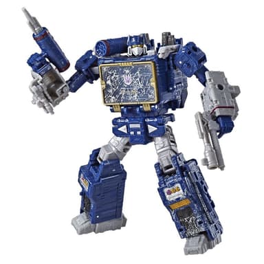 Transformers Toys Generations War for Cybertron Voyager WFC-S25 Soundwave Action Figure - Siege Chapter - Adults and Kids Ages 8 and Up, 7-inch