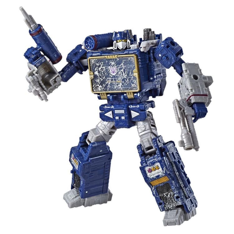 Transformers Toys Generations War for Cybertron Voyager WFC-S25 Soundwave Action Figure - Siege Chapter - Adults and Kids Ages 8 and Up, 7-inch