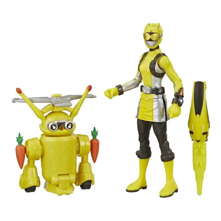 Power Rangers Beast Morphers Sarı Ranger ve Morphin Jax Beastbot