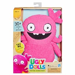 UglyDolls Feature Sounds Moxy, Stuffed Plush Toy that Talks, 11.5 inches tall